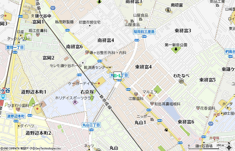 メガネのアイコール鎌ケ谷店付近の地図